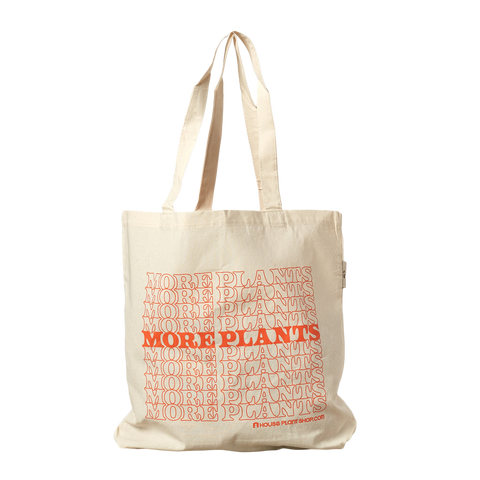 More Plants Tote Bag - Black Bamboo